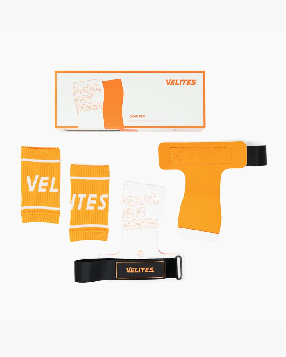 Hand Grips Quad Pro - Orange White